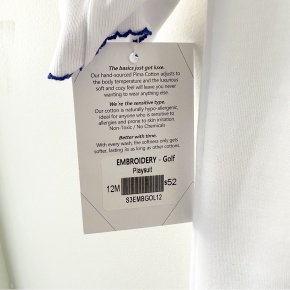 SAMMY+NAT white golf onesie - Picture 5 of 6